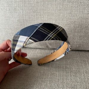 J Crew plaid headband